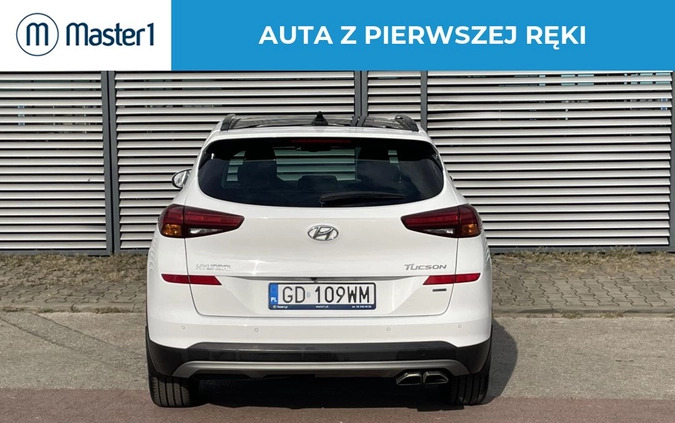 Hyundai Tucson cena 100850 przebieg: 158723, rok produkcji 2020 z Susz małe 92